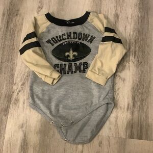 NFL baby boys Saints onesie size 6/9 months